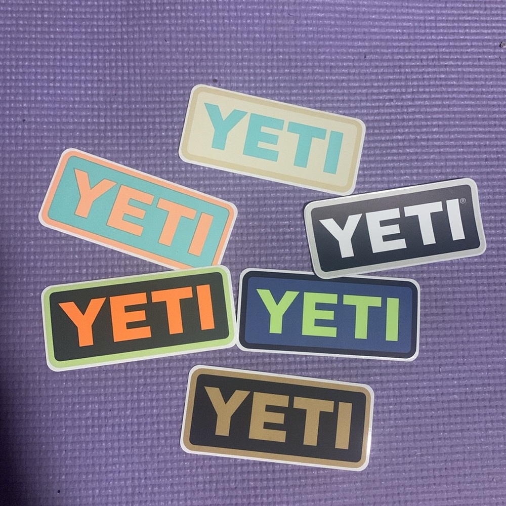 Yeti stickers